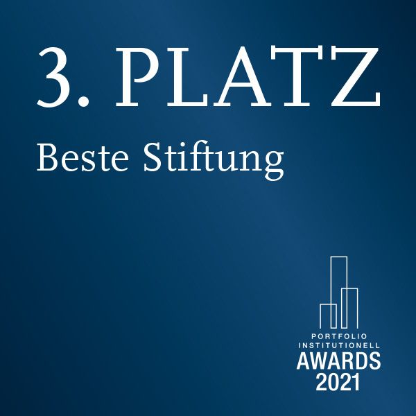 Platz 3 in der Kategorie beste Stiftung 2021